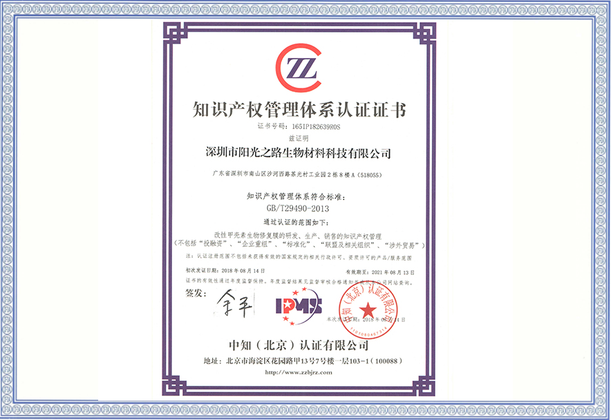 知識(shí)產(chǎn)權(quán)管理體系認(rèn)證系統(tǒng)